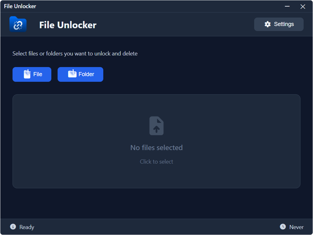 File Unlocker screenshot 1