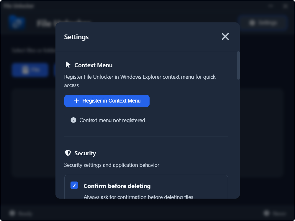 File Unlocker screenshot 2